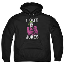 Load image into Gallery viewer, Batman Classic Tv Got Jokes Mens Hoodie Black