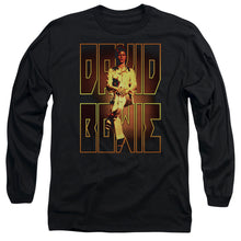 Load image into Gallery viewer, David Bowie Perched Mens Long Sleeve Shirt Black