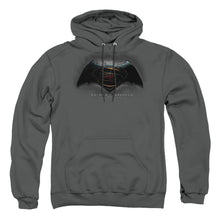 Load image into Gallery viewer, Batman V Superman Logo Mens Hoodie Charcoal