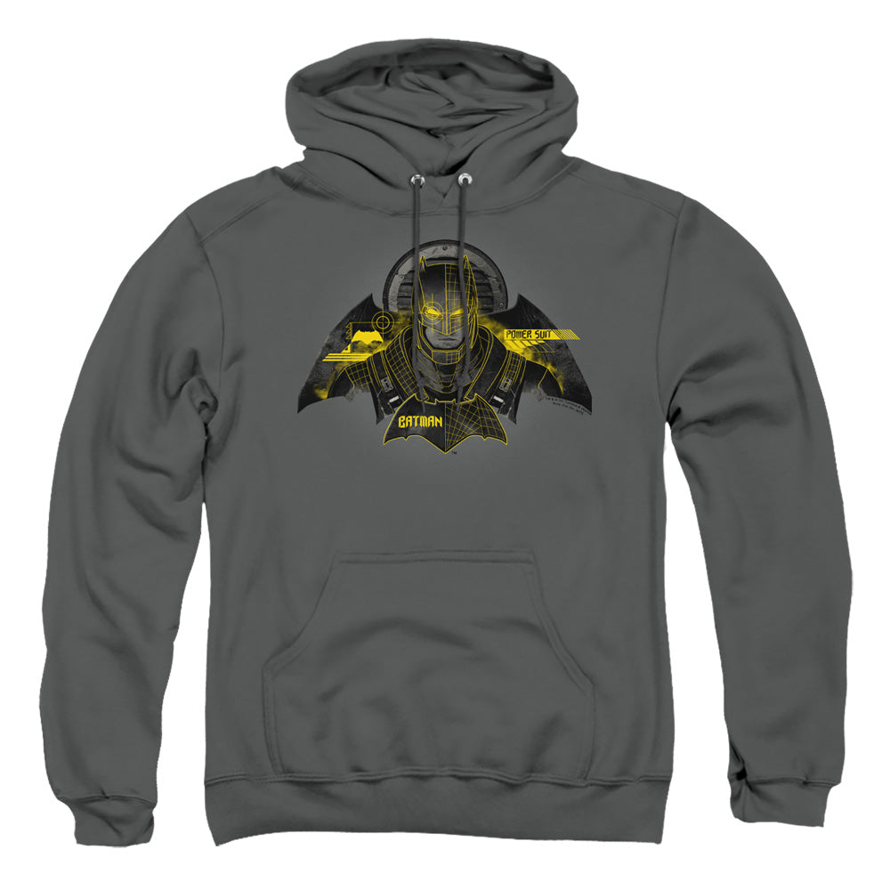 Batman V Superman Batman Tech Mens Hoodie Charcoal
