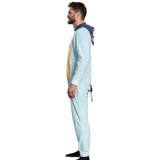Playful Dog Unisex Halloween Costume Cosplay Zip Up Pajama Jumpsuit