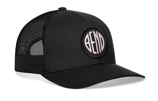 Bend Trucker Haka Hat Black Bend Snapback