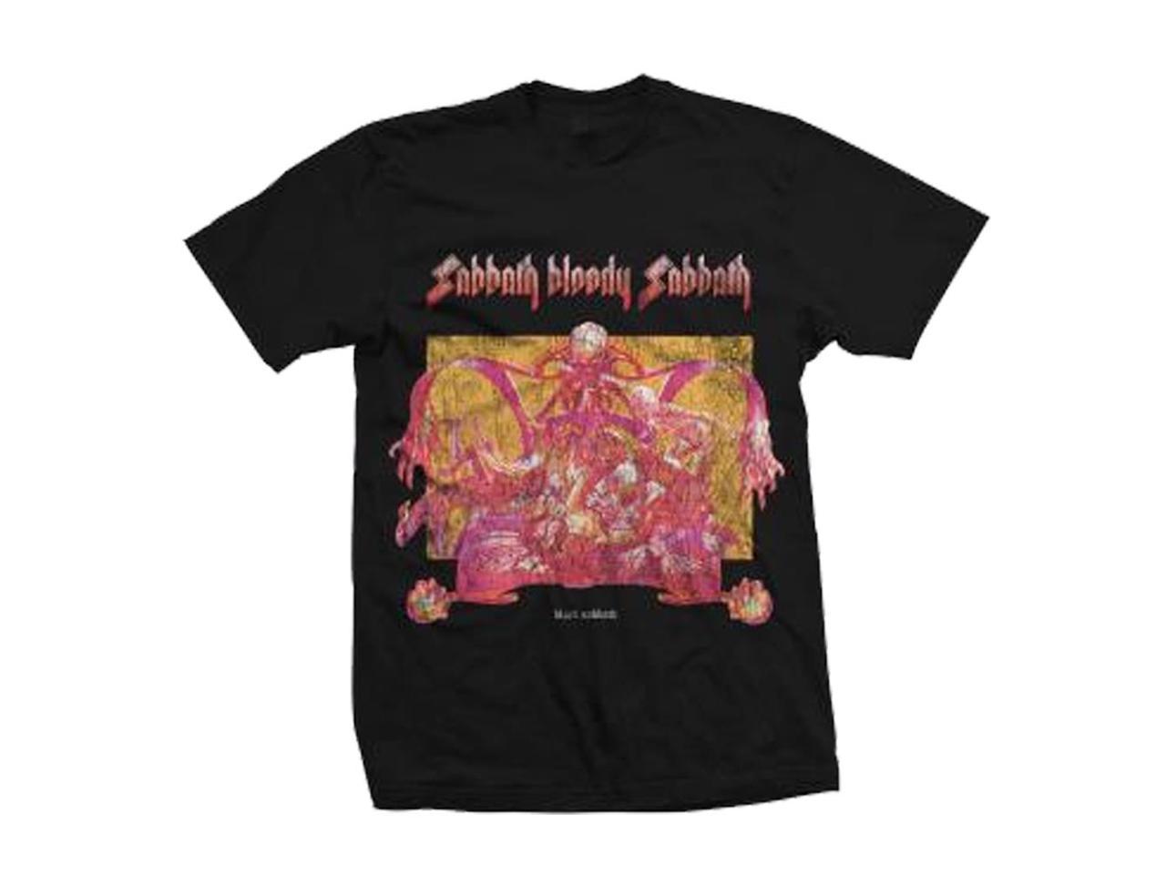 Black Sabbath Sabbath Bloody(Distressed) Mens T Shirt