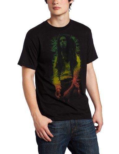 Bob Marley Rasta Leaves Mens T Shirt