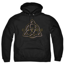 Load image into Gallery viewer, Charmed Triple Linked Logo Mens Hoodie Black