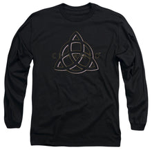 Load image into Gallery viewer, Charmed Triple Linked Logo Mens Long Sleeve Shirt Black Officially Licensed