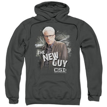 Load image into Gallery viewer, Csi The New Guy Mens Hoodie Charcoal
