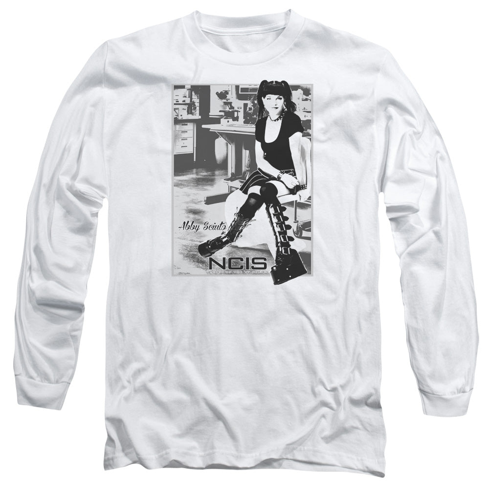 Ncis Relax Mens Long Sleeve Shirt White