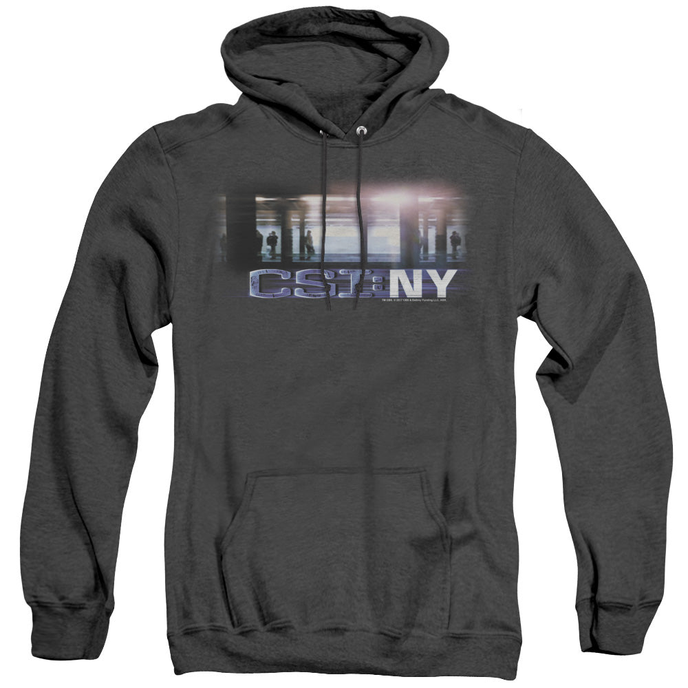 Csi New York Subway Heather Mens Hoodie Black