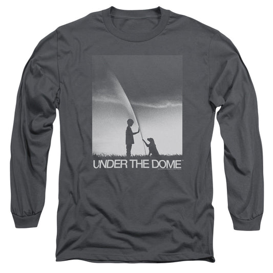 Under The Dome Im Speilburg Mens Long Sleeve Shirt Charcoal Officially Licensed