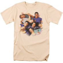 Load image into Gallery viewer, 90210 Gang And Logo Mens T Shirt Cream