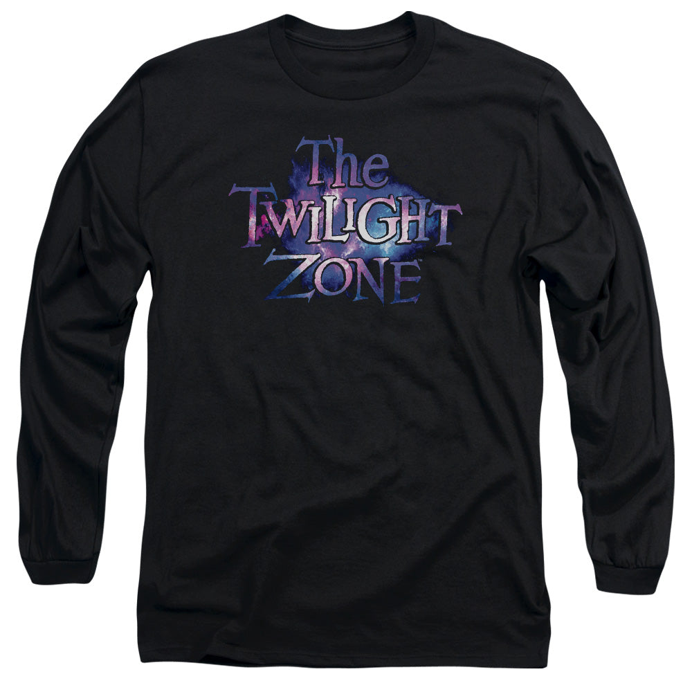 Twilight Zone Twilight Galaxy Mens Long Sleeve Shirt Black Officially Licensed