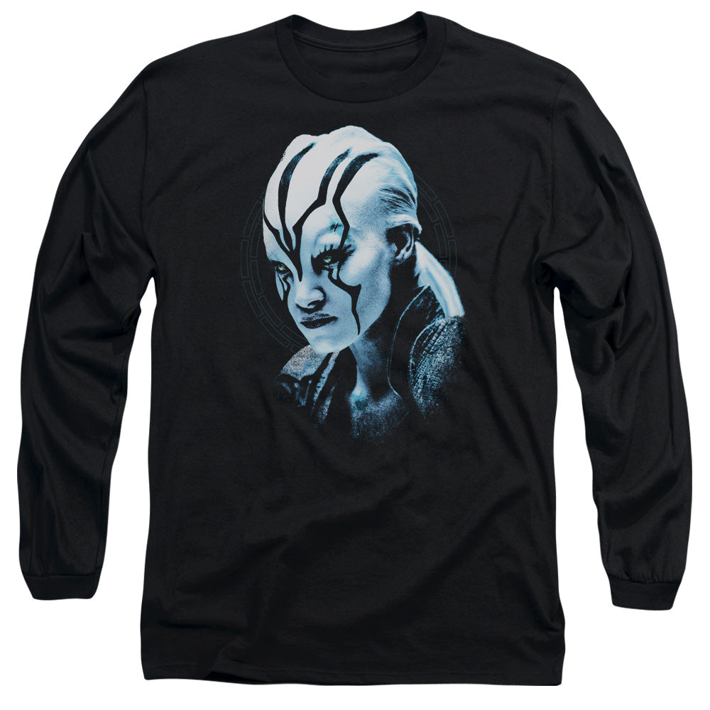 Star Trek Beyond Jaylah Burst Mens Long Sleeve Shirt Black Officially Licensed