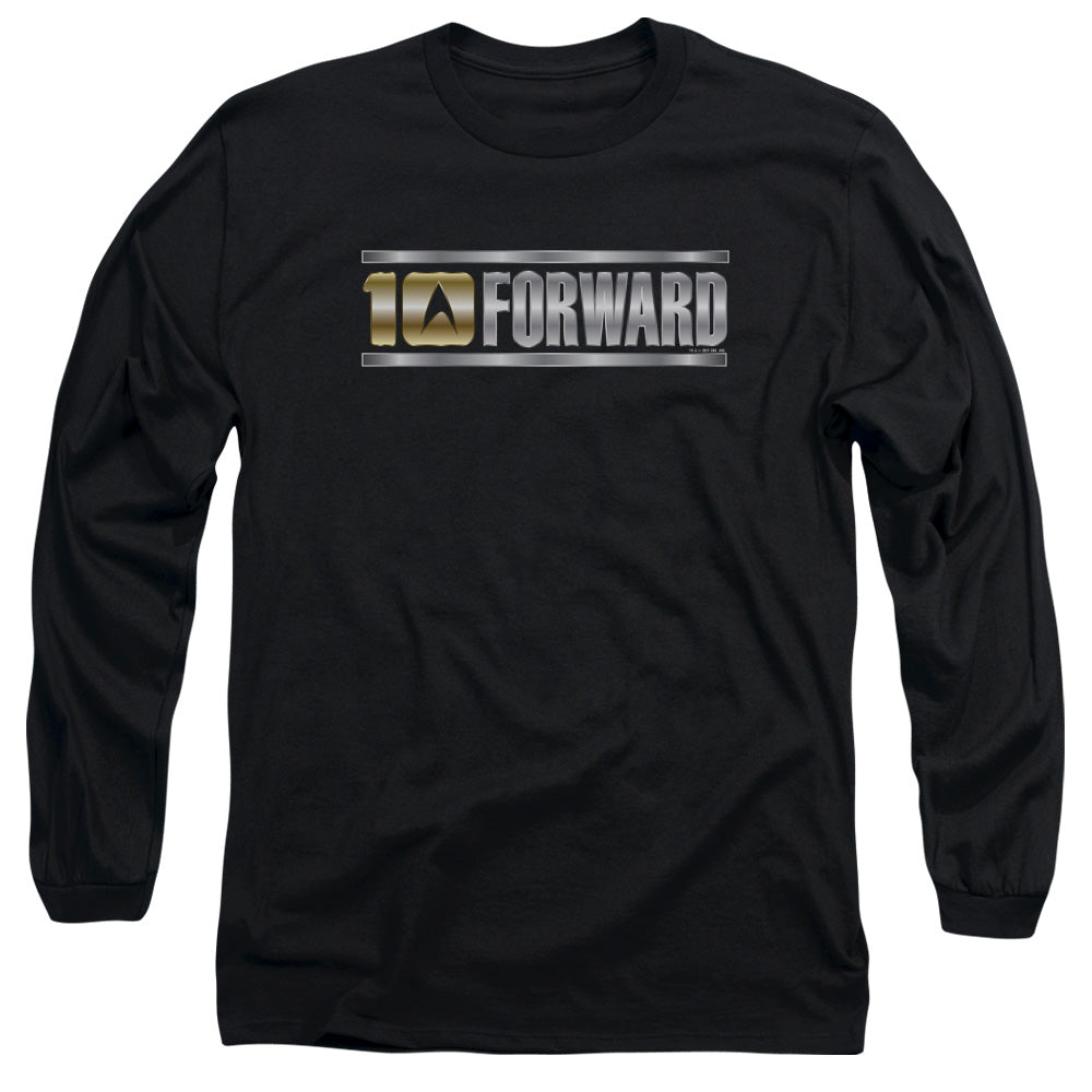 Star Trek Ten Forward Mens Long Sleeve Shirt Black Officially Licensed
