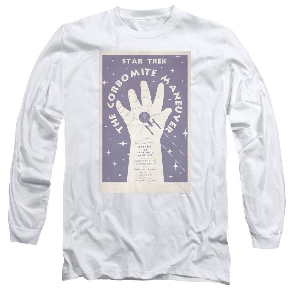 Star Trek Tos Episode 10 Mens Long Sleeve Shirt White Officially Licensed