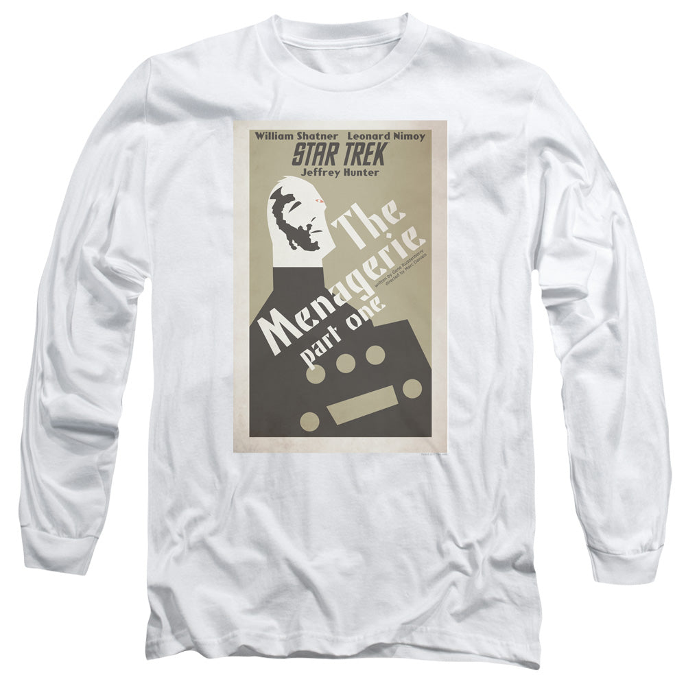 Star Trek Tos Episode 11 Mens Long Sleeve Shirt White Officially Licensed