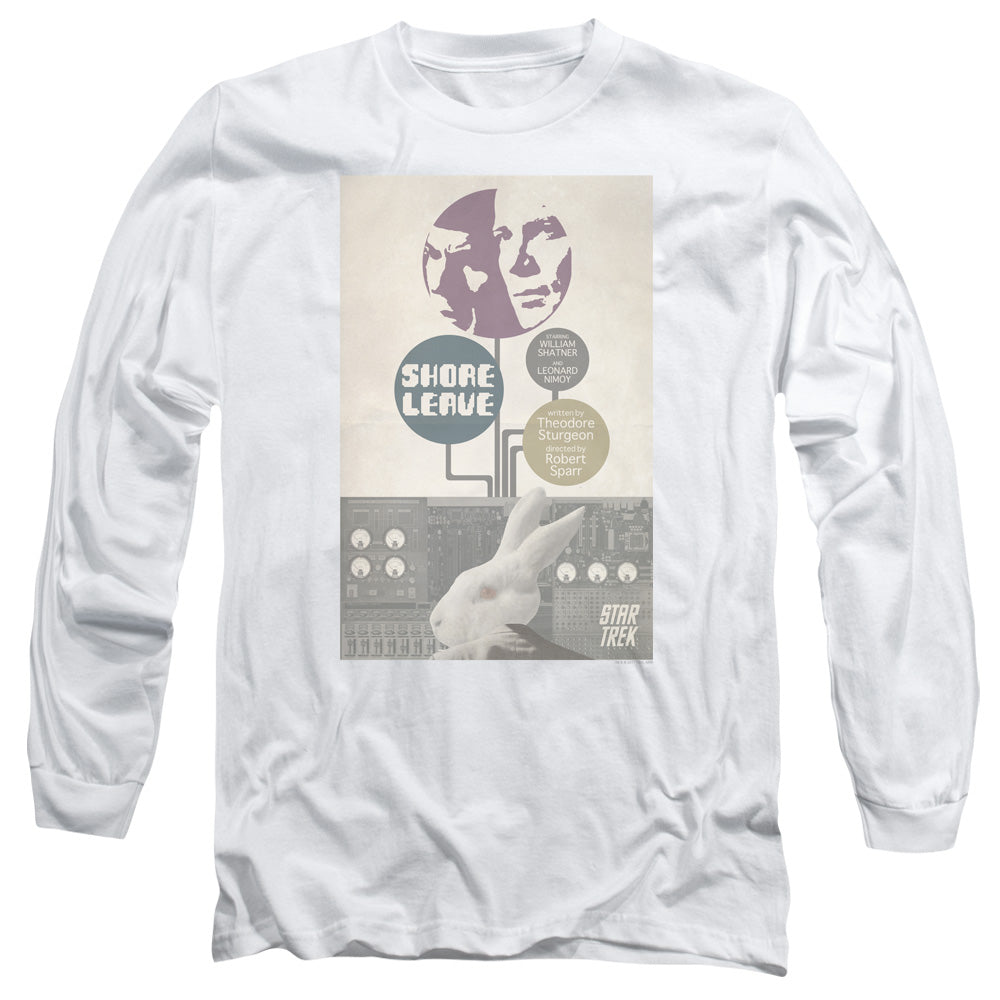 Star Trek Tos Episode 15 Mens Long Sleeve Shirt White Officially Licensed