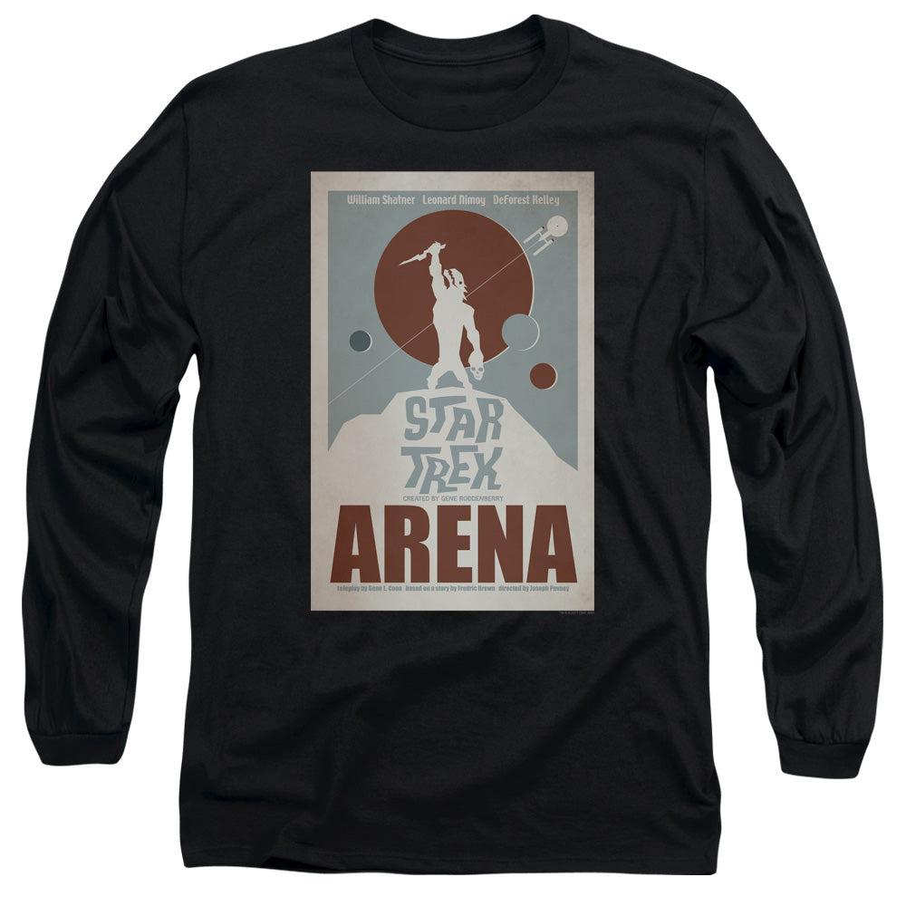 Star Trek Tos Episode 18 Mens Long Sleeve Shirt Black Officially Licensed