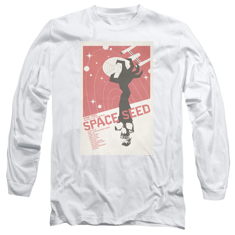 Star Trek Tos Episode 22 Mens Long Sleeve Shirt White Officially Licensed