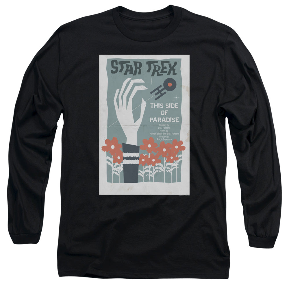 Star Trek Tos Episode 24 Mens Long Sleeve Shirt Black Officially Licensed