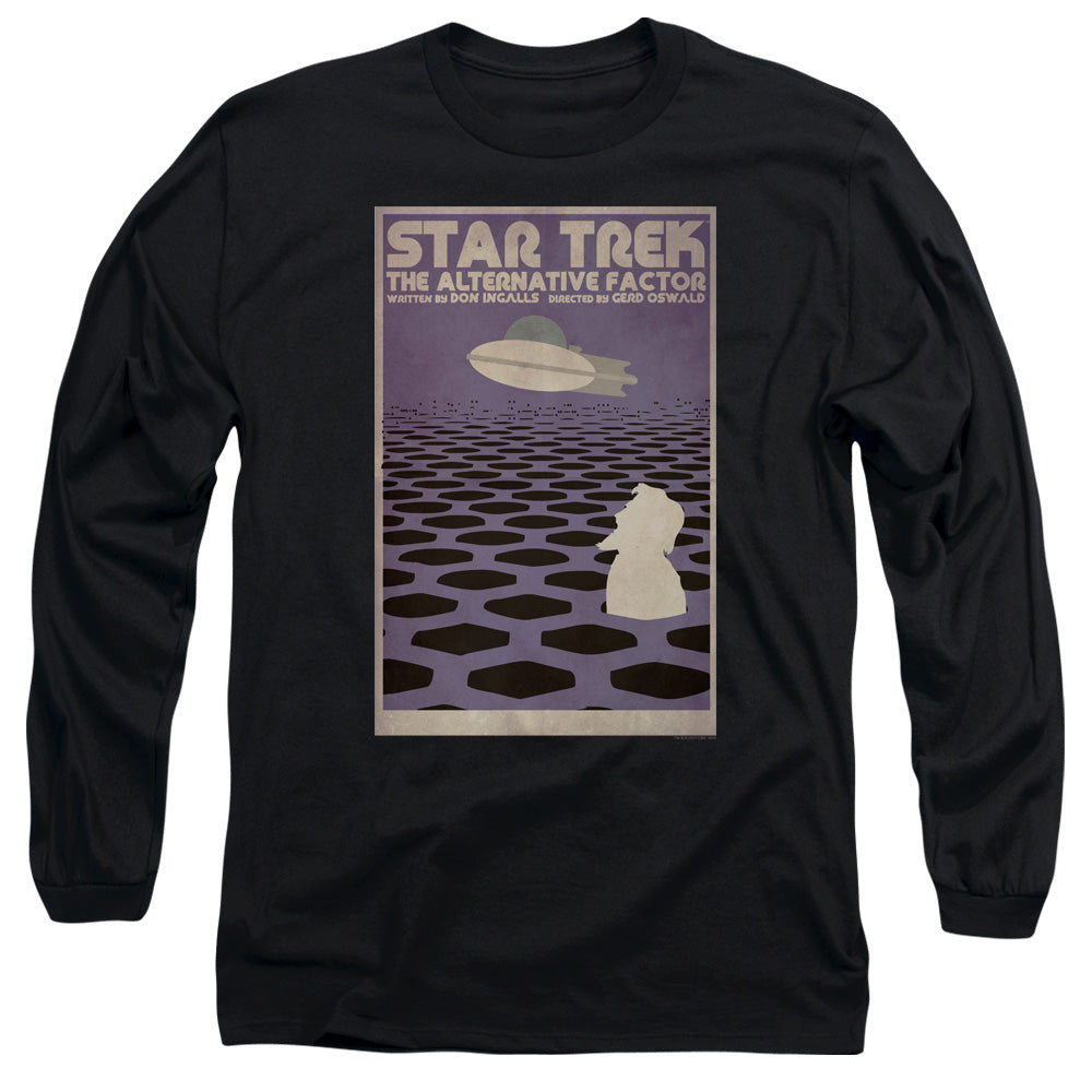 Star Trek Tos Episode 27 Mens Long Sleeve Shirt Black Officially Licensed