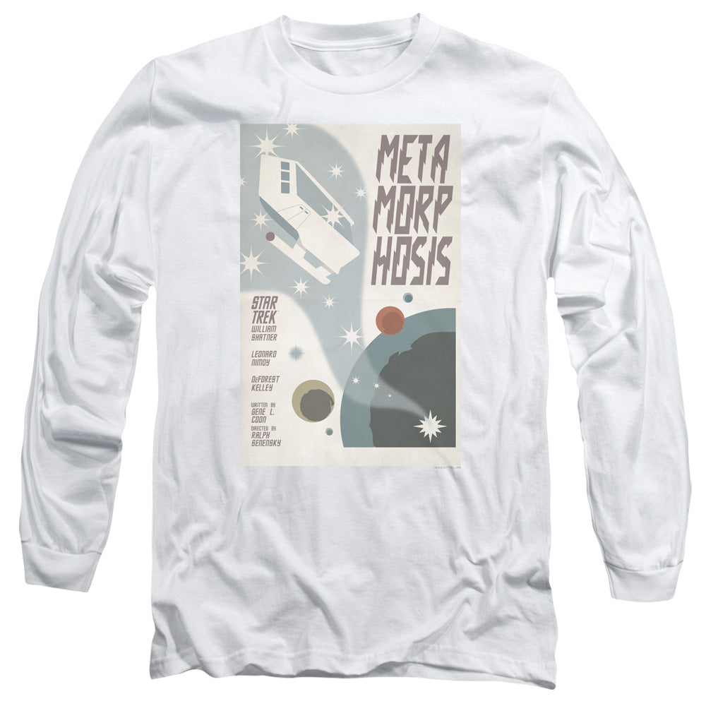 Star Trek Tos Episode 38 Mens Long Sleeve Shirt White Officially Licensed