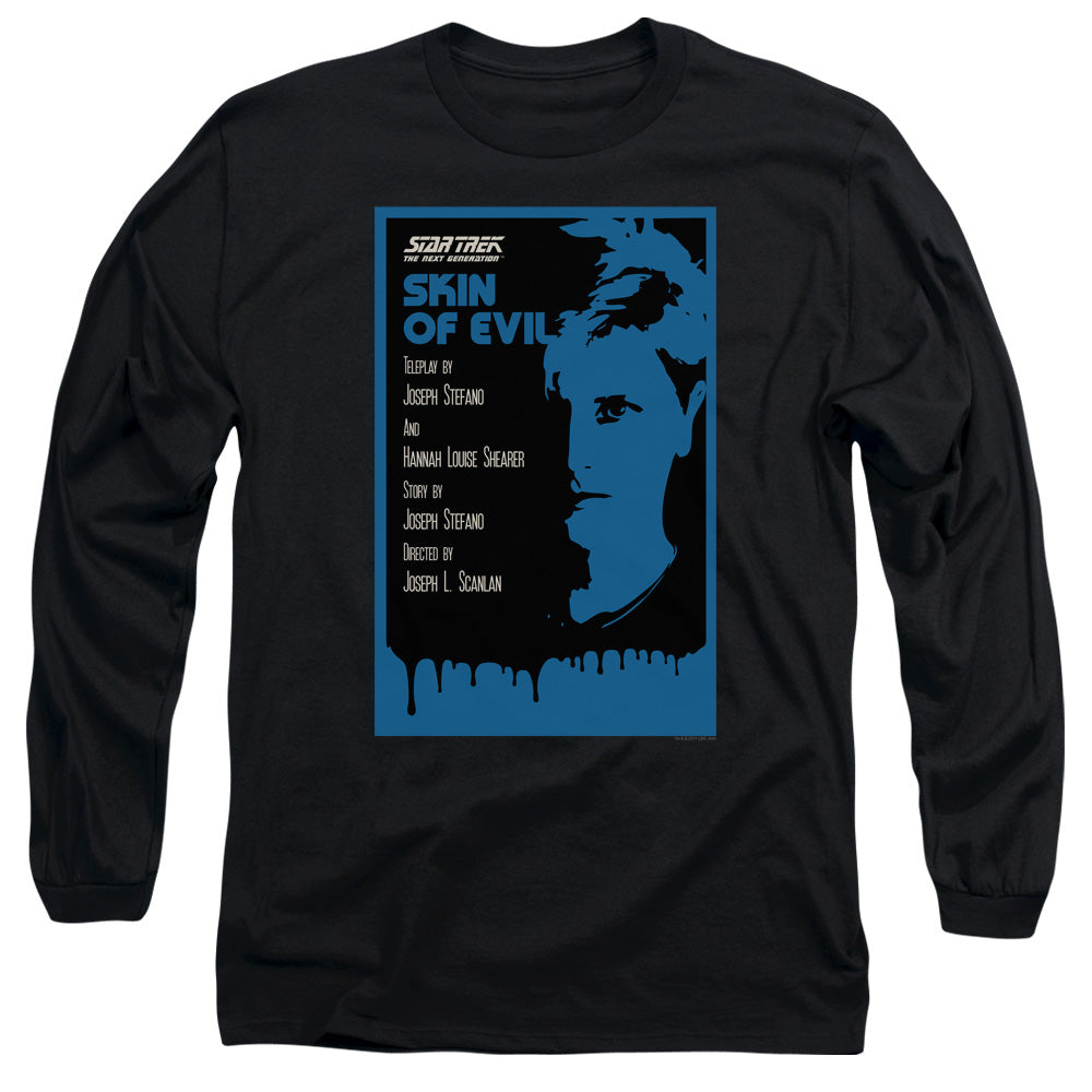 Star Trek Tng Season 1 Episode 23 Mens Long Sleeve Shirt Black Officially Licensed