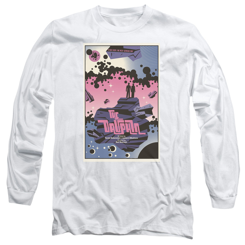 Star Trek Tng Season 2 Episode 10 Mens Long Sleeve Shirt White Officially Licensed
