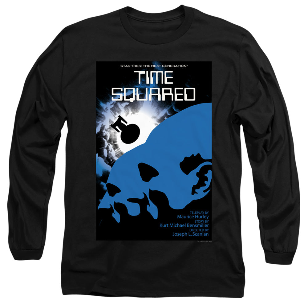Star Trek Tng Season 2 Episode 13 Mens Long Sleeve Shirt Black Officially Licensed