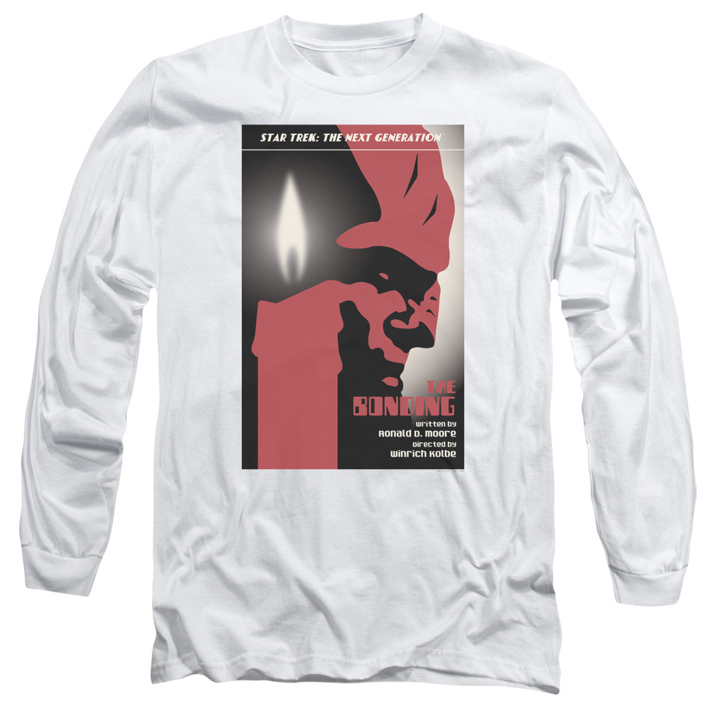 Star Trek Tng Season 3 Episode 5 Mens Long Sleeve Shirt White Officially Licensed