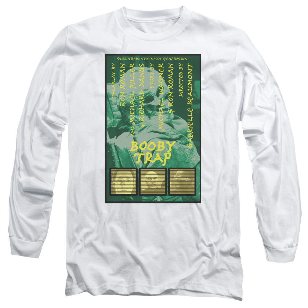 Star Trek Tng Season 3 Episode 6 Mens Long Sleeve Shirt White Officially Licensed