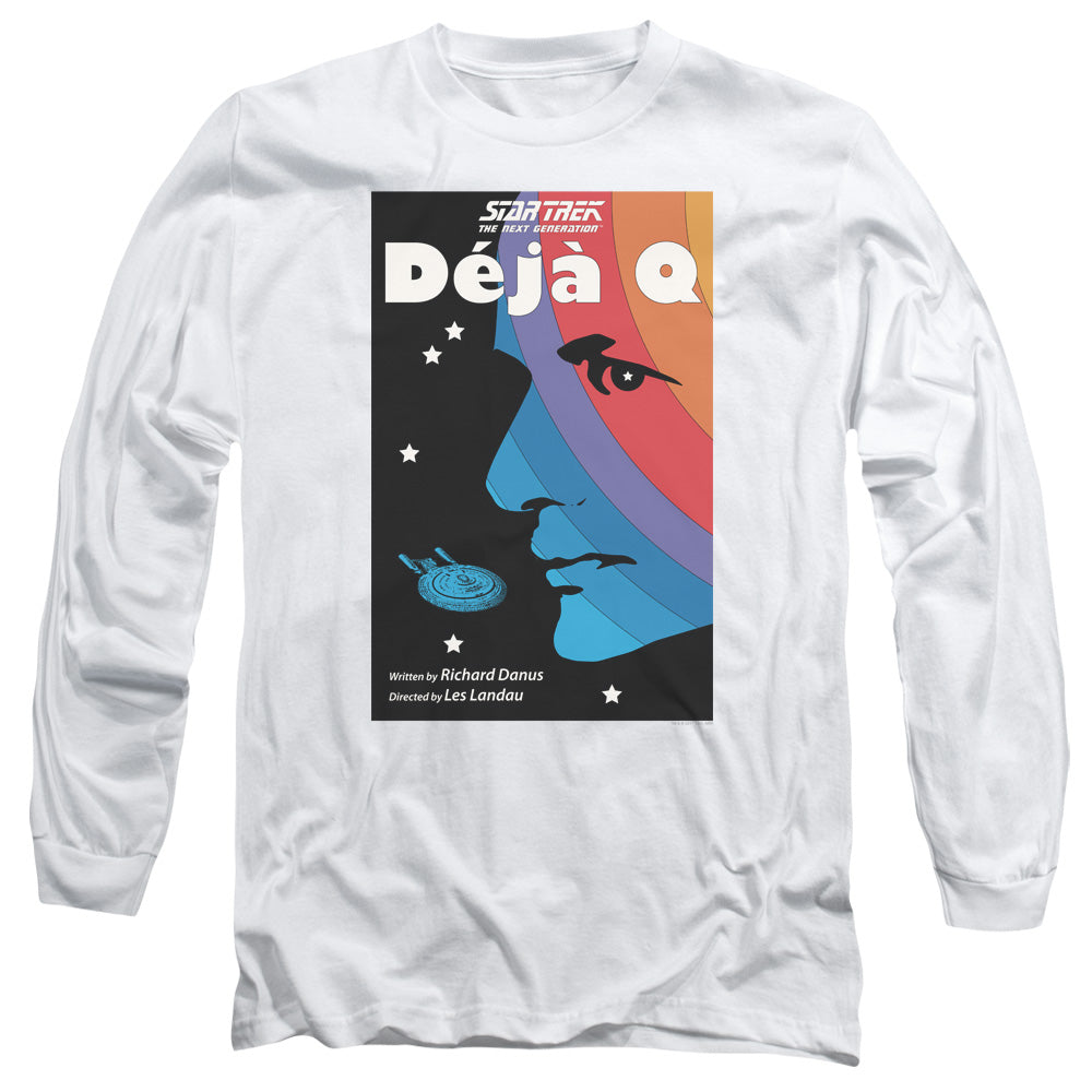 Star Trek Tng Season 3 Episode 13 Mens Long Sleeve Shirt White Officially Licensed