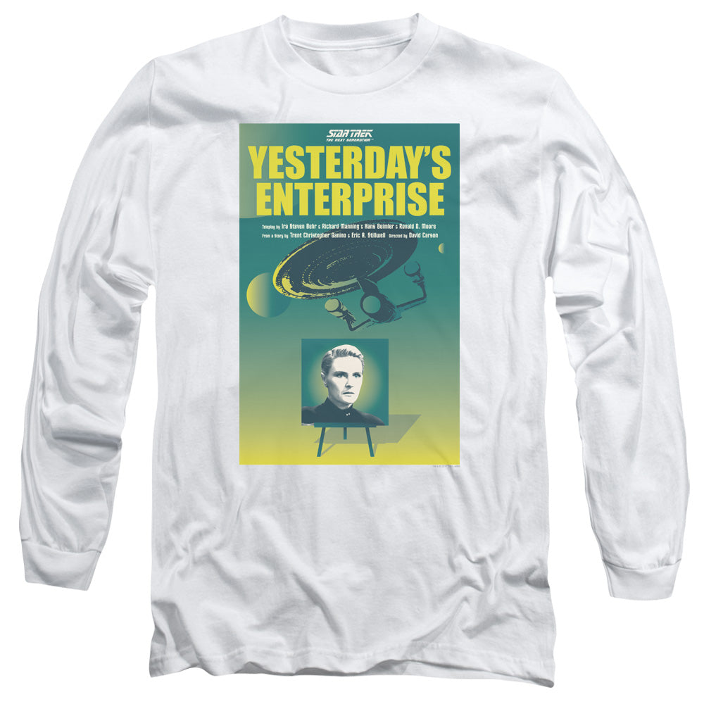 Star Trek Tng Season 3 Episode 15 Mens Long Sleeve Shirt White Officially Licensed