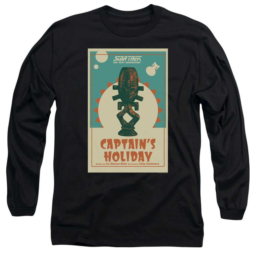 Star Trek Tng Season 3 Episode 19 Mens Long Sleeve Shirt Black Officially Licensed