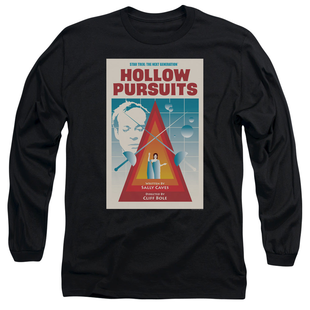 Star Trek Tng Season 3 Episode 21 Mens Long Sleeve Shirt Black Officially Licensed