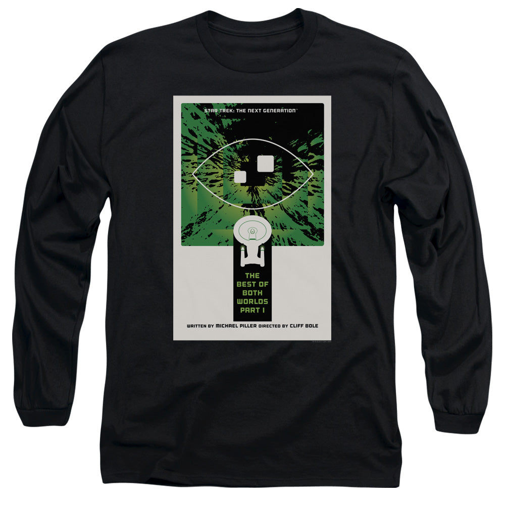 Star Trek Tng Season 3 Episode 26 Mens Long Sleeve Shirt Black Officially Licensed