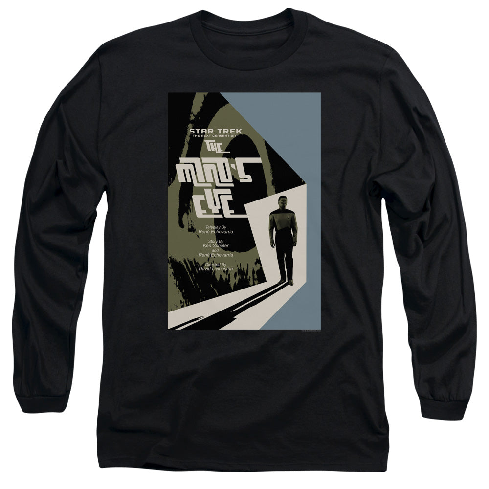 Star Trek Tng Season 4 Episode 24 Mens Long Sleeve Shirt Black Officially Licensed
