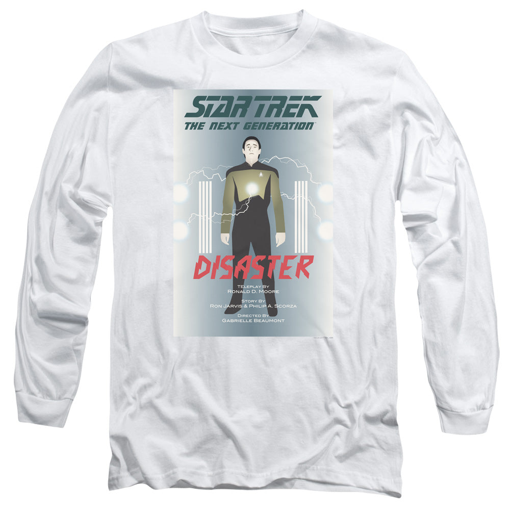 Star Trek Tng Season 5 Episode 5 Mens Long Sleeve Shirt White Officially Licensed