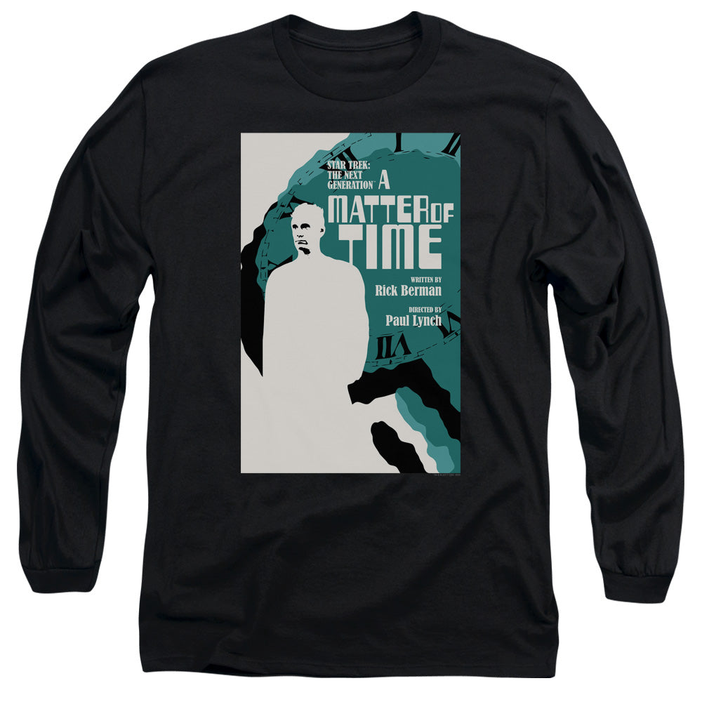 Star Trek Tng Season 5 Episode 9 Mens Long Sleeve Shirt Black Officially Licensed