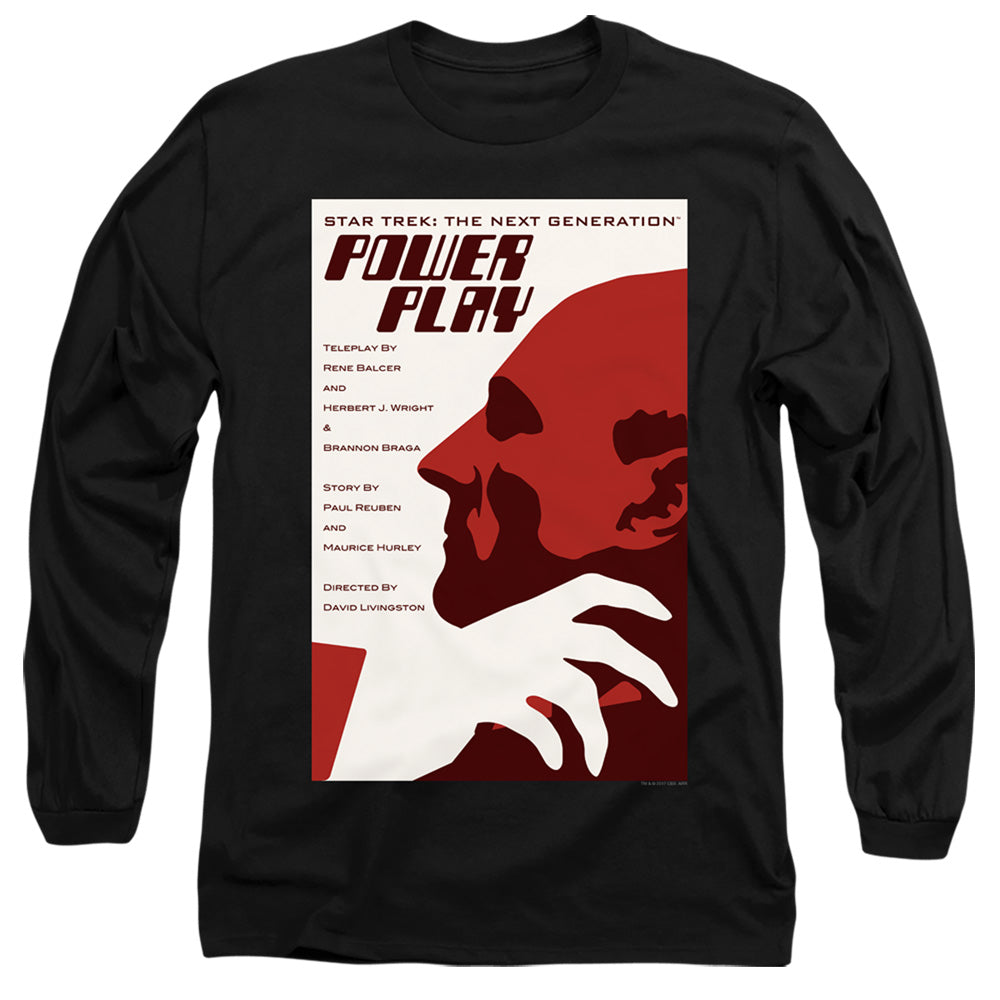 Star Trek Tng Season 5 Episode 15 Mens Long Sleeve Shirt Black Officially Licensed