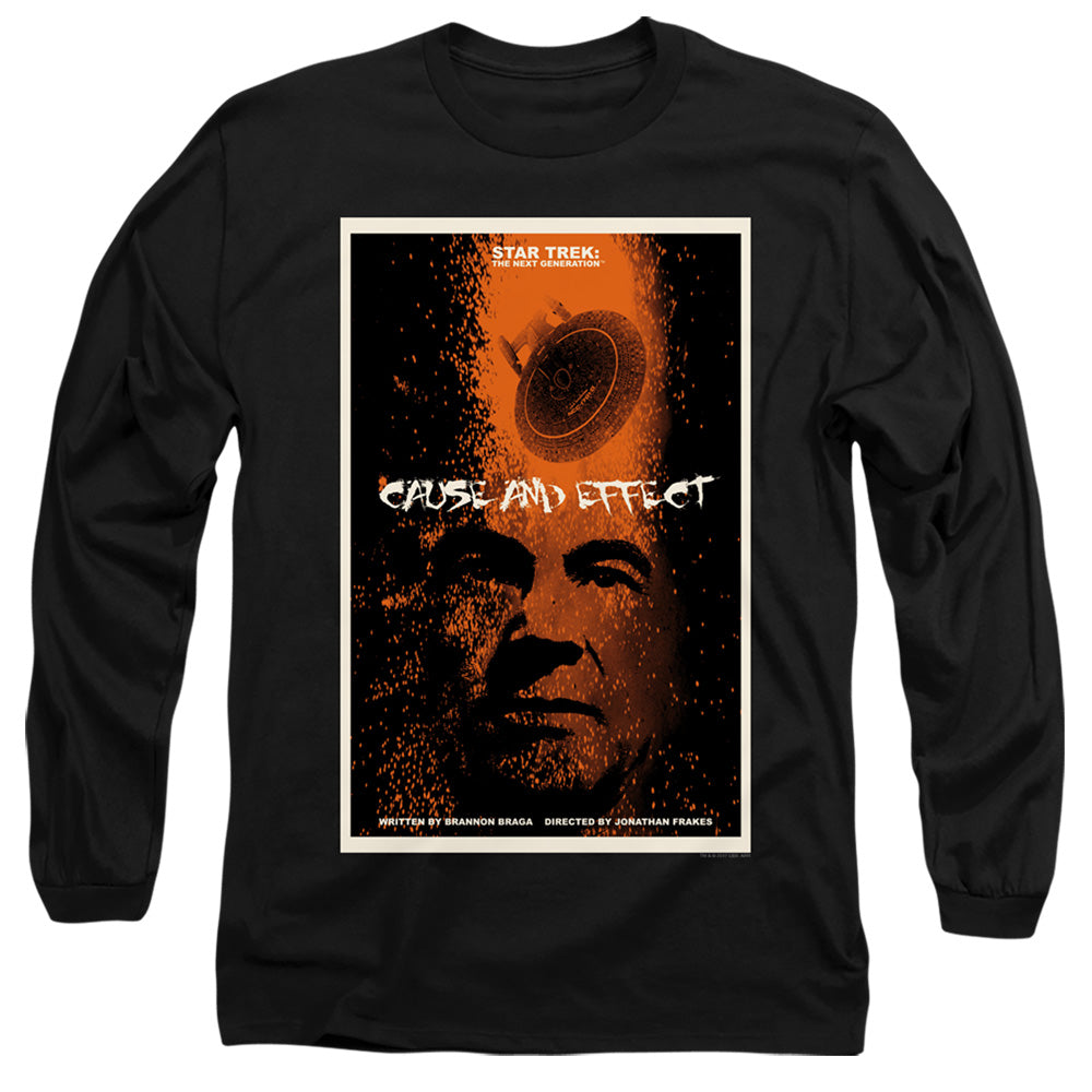 Star Trek Tng Season 5 Episode 18 Mens Long Sleeve Shirt Black Officially Licensed