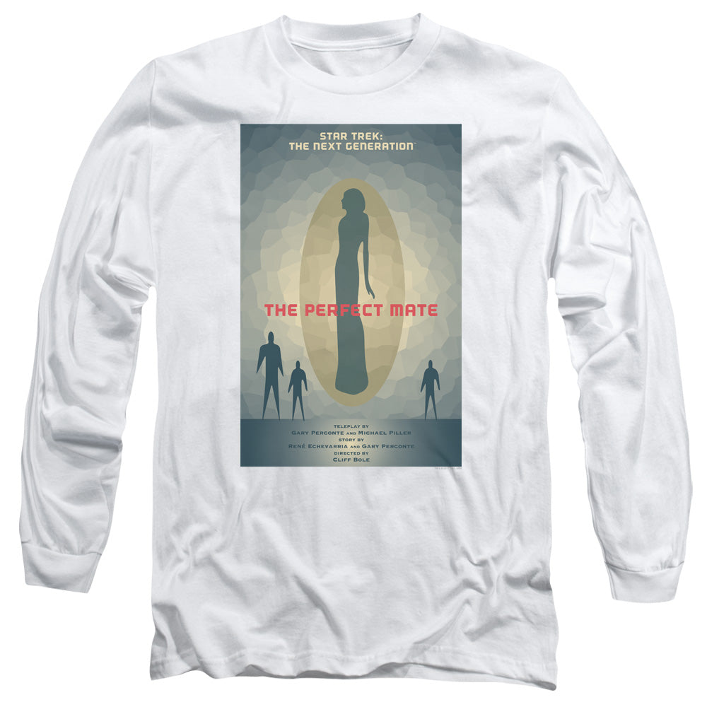 Star Trek Tng Season 5 Episode 21 Mens Long Sleeve Shirt White Officially Licensed