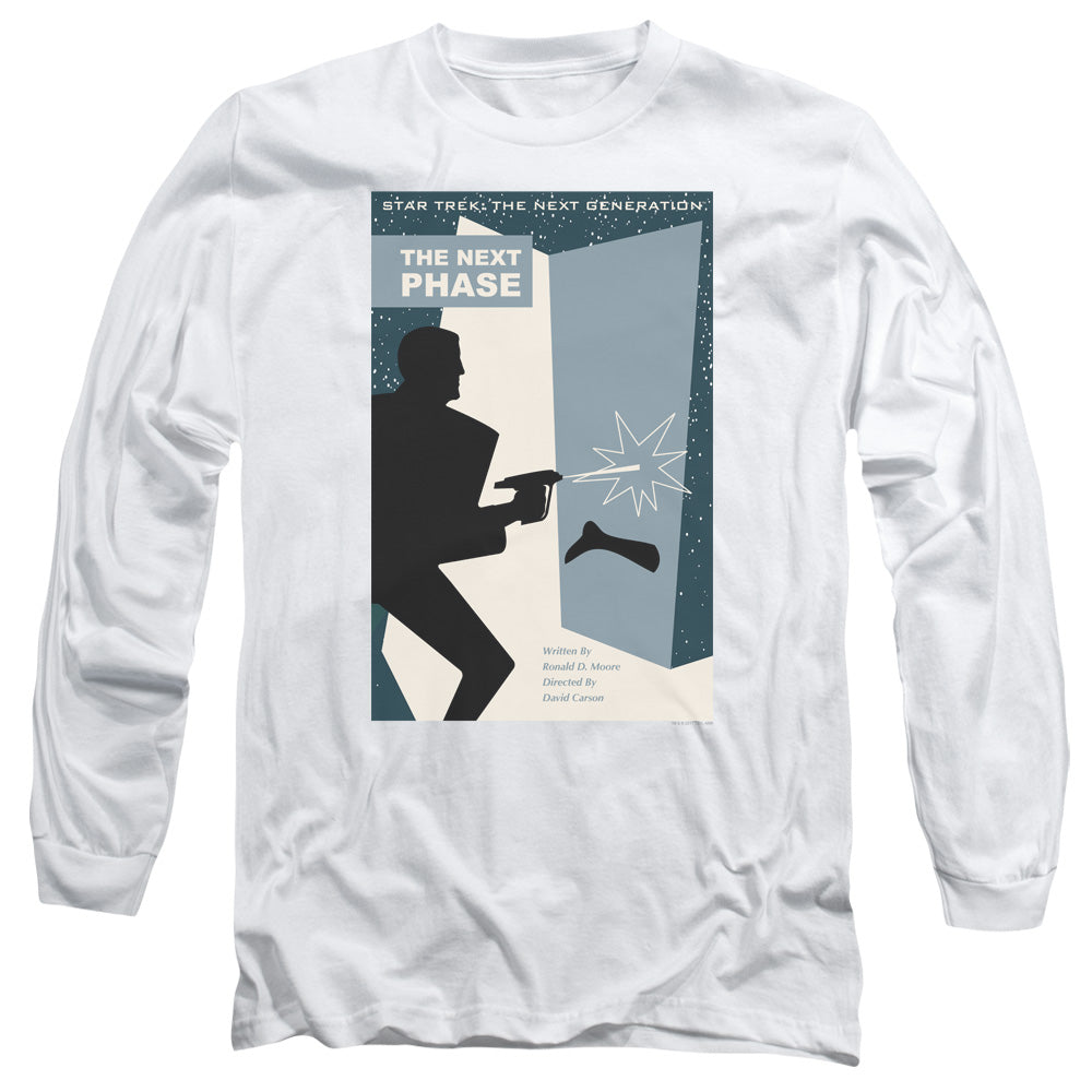 Star Trek Tng Season 5 Episode 24 Mens Long Sleeve Shirt White Officially Licensed