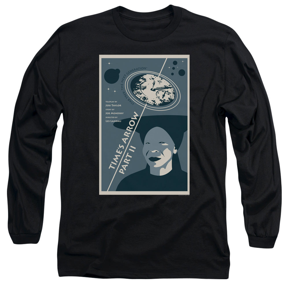 Star Trek Tng Season 6 Episode 1 Mens Long Sleeve Shirt Black Officially Licensed