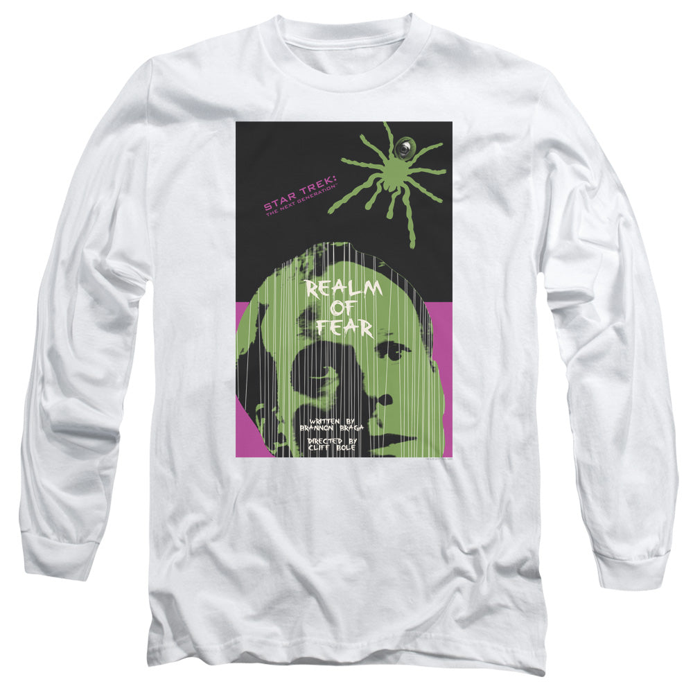 Star Trek Tng Season 6 Episode 2 Mens Long Sleeve Shirt White Officially Licensed