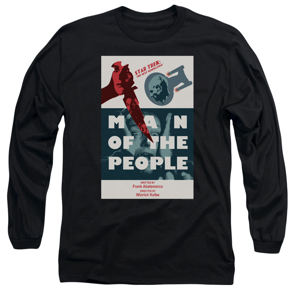 Star Trek Tng Season 6 Episode 3 Mens Long Sleeve Shirt Black Officially Licensed