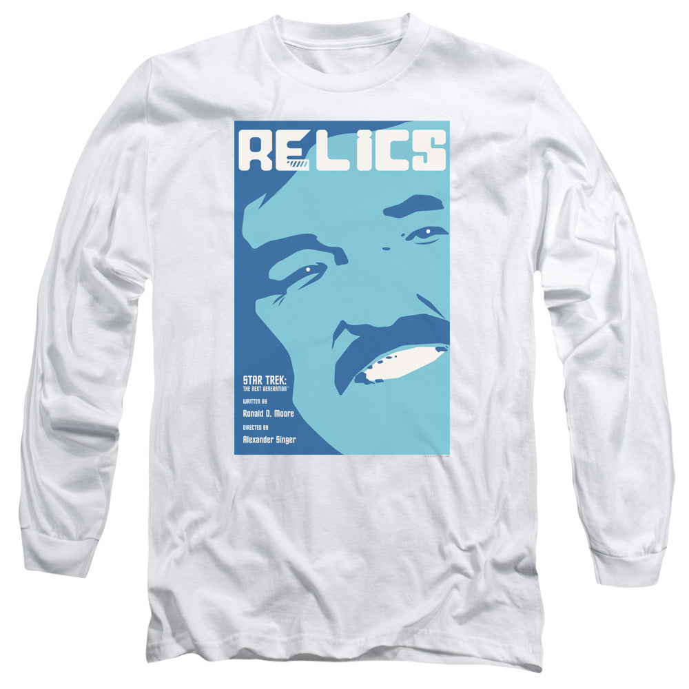 Star Trek Tng Season 6 Episode 4 Mens Long Sleeve Shirt White Officially Licensed
