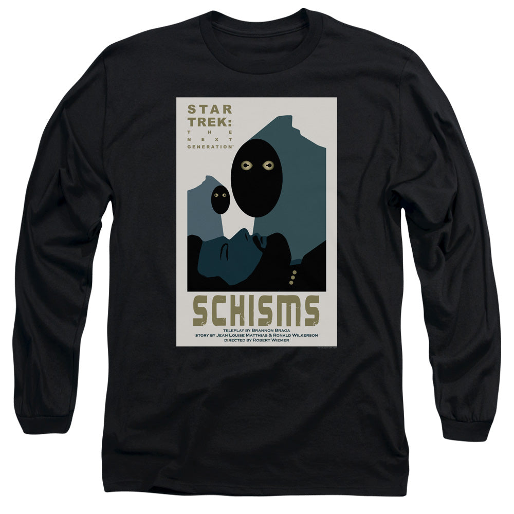Star Trek Tng Season 6 Episode 5 Mens Long Sleeve Shirt Black Officially Licensed