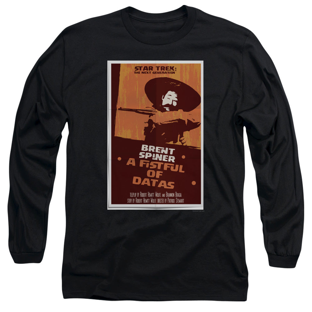 Star Trek Tng Season 6 Episode 8 Mens Long Sleeve Shirt Black Officially Licensed