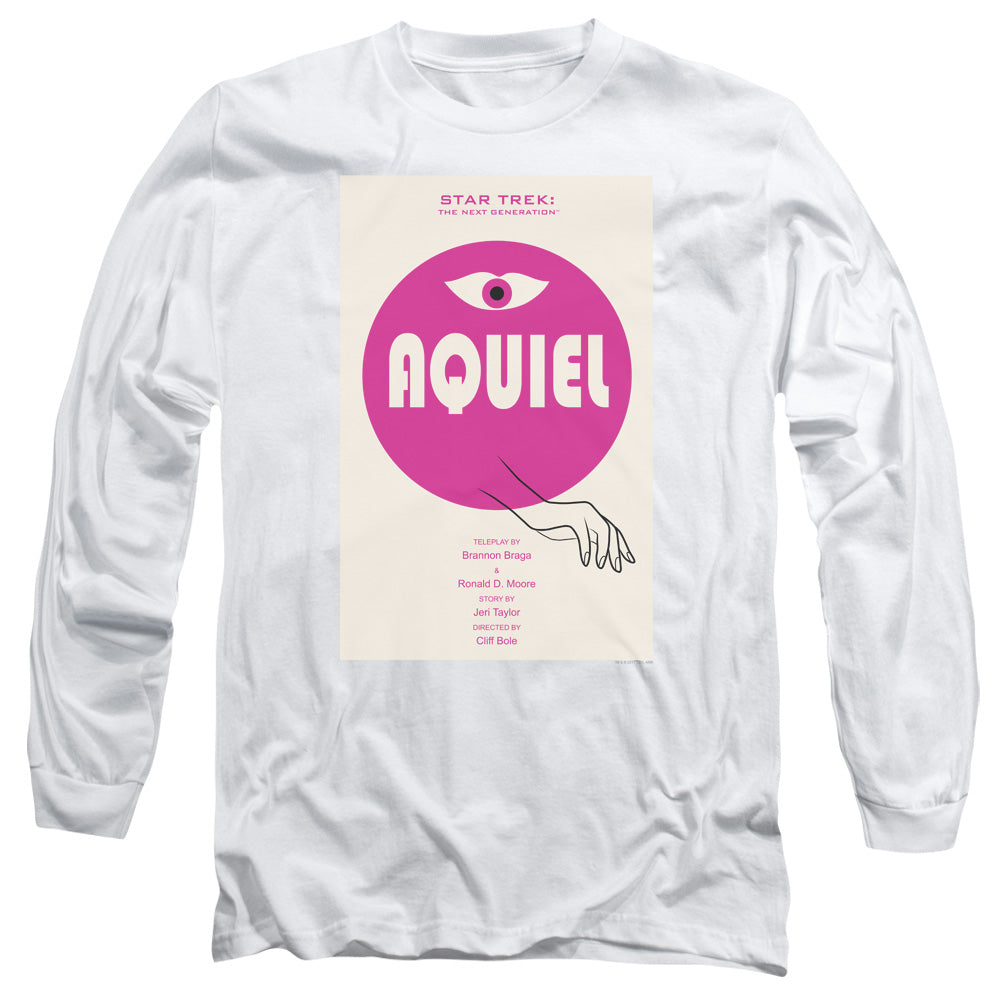 Star Trek Tng Season 6 Episode 13 Mens Long Sleeve Shirt White Officially Licensed